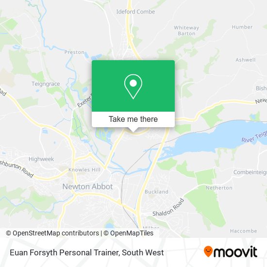 Euan Forsyth Personal Trainer map