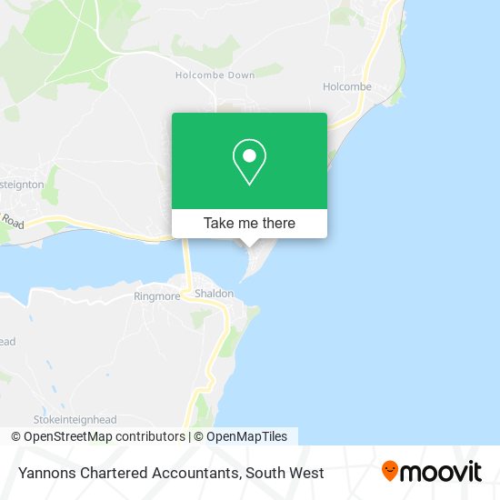 Yannons Chartered Accountants map