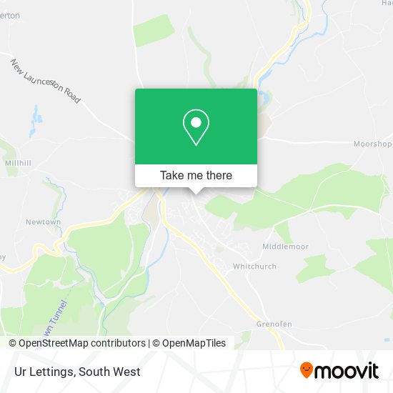 Ur Lettings map