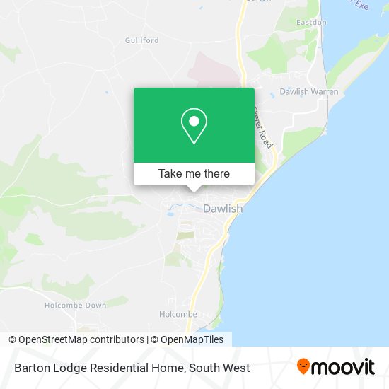 Barton Lodge Residential Home map