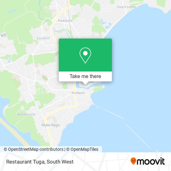 Restaurant Tuga map