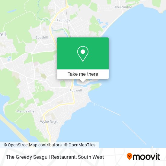 The Greedy Seagull Restaurant map