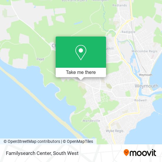 Familysearch Center map