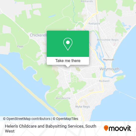 Helen's Childcare and Babysitting Services map