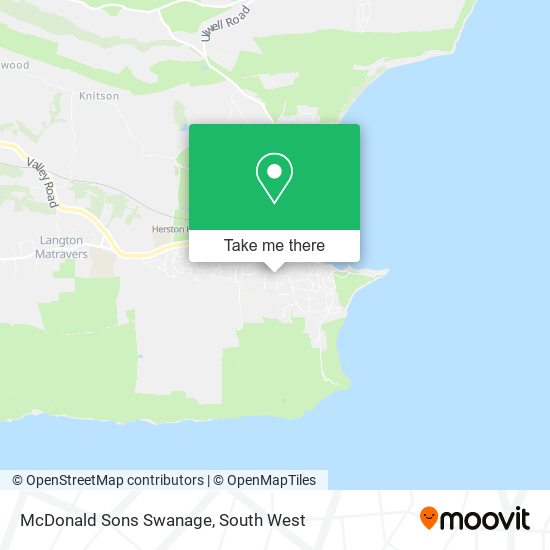 McDonald Sons Swanage map