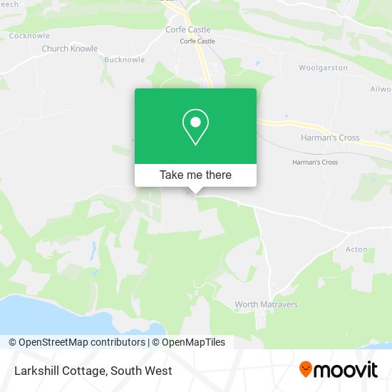 Larkshill Cottage map