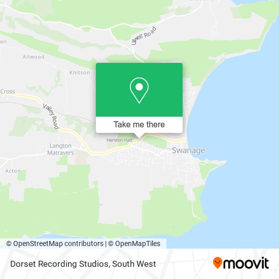 Dorset Recording Studios map