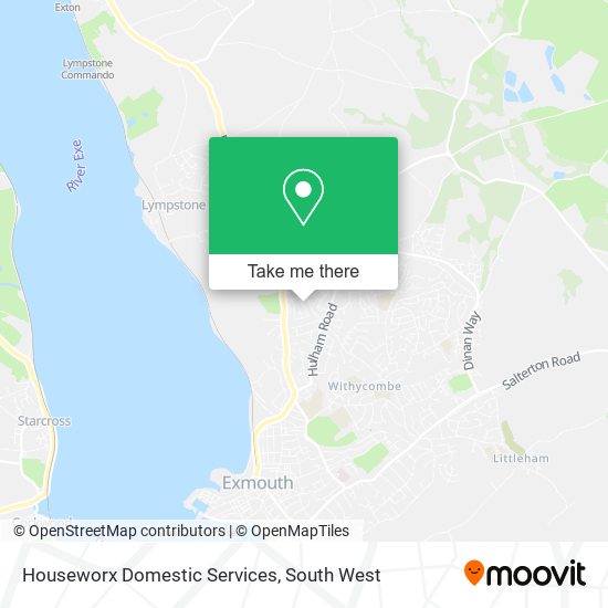 Houseworx Domestic Services map