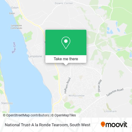 National Trust-A la Ronde Tearoom map