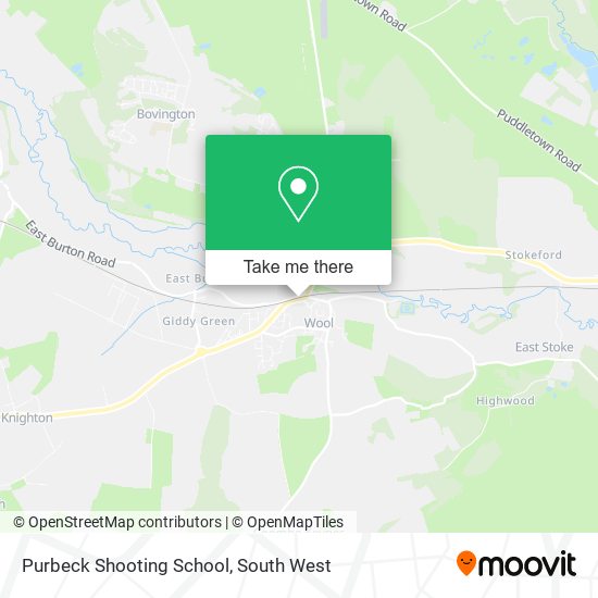 Purbeck Shooting School map
