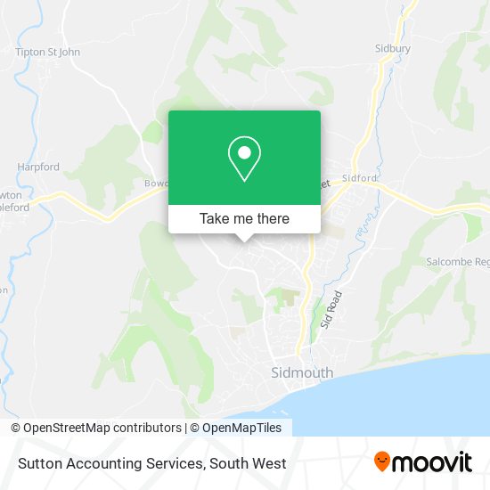 Sutton Accounting Services map