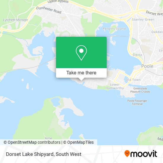 Dorset Lake Shipyard map