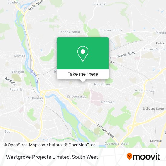 Westgrove Projects Limited map