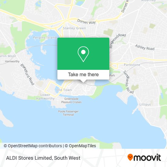 ALDI Stores Limited map