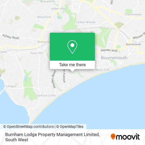 Burnham Lodge Property Management Limited map
