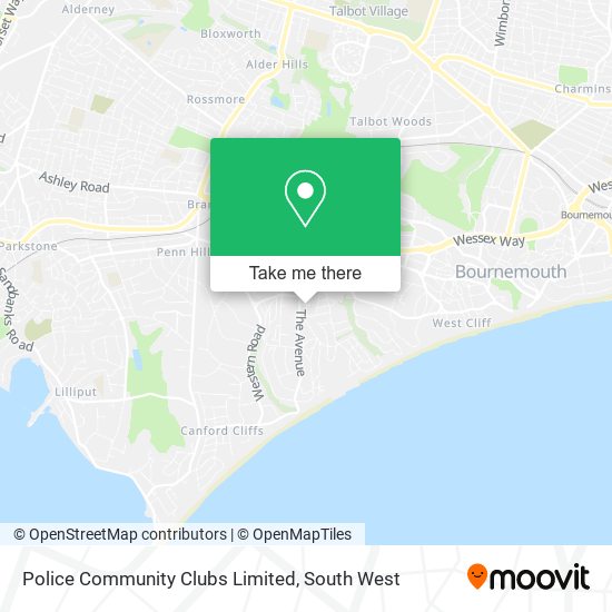 Police Community Clubs Limited map