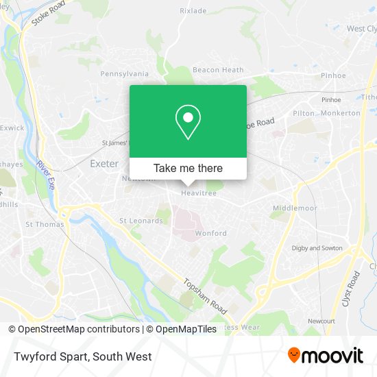 Twyford Spart map