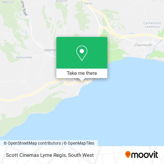 Scott Cinemas Lyme Regis map