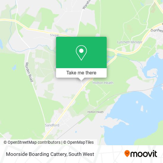 Moorside Boarding Cattery map