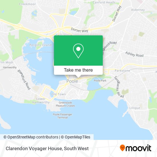 Clarendon Voyager House map