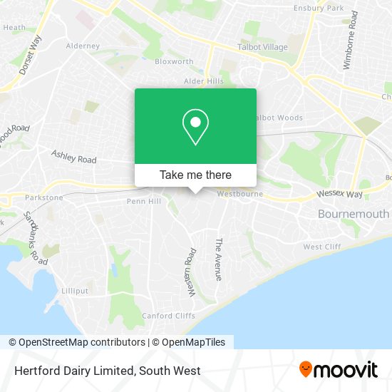 Hertford Dairy Limited map