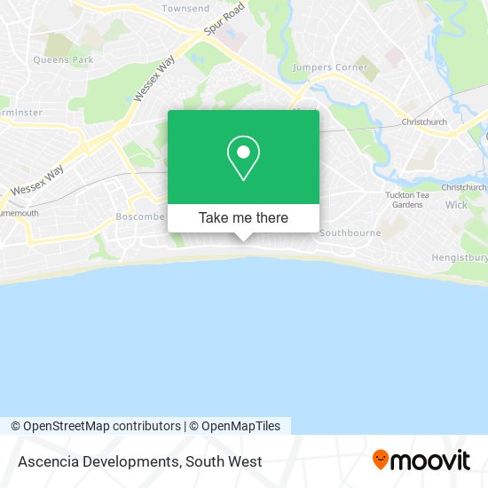 Ascencia Developments map