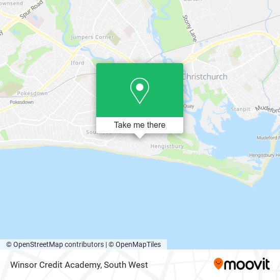 Winsor Credit Academy map