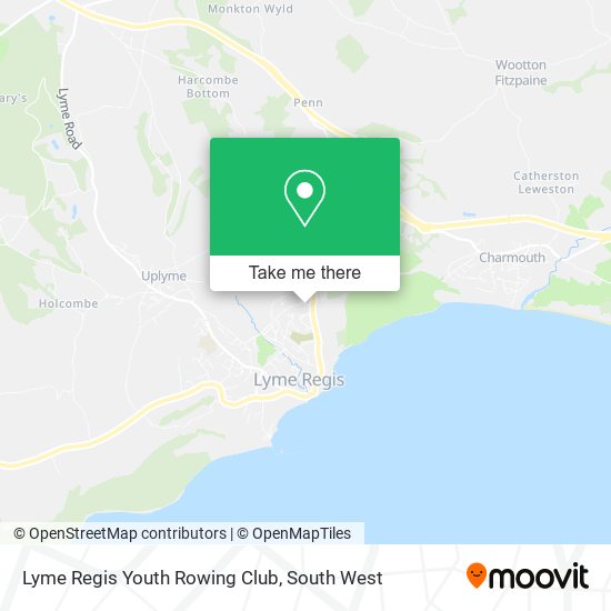 Lyme Regis Youth Rowing Club map