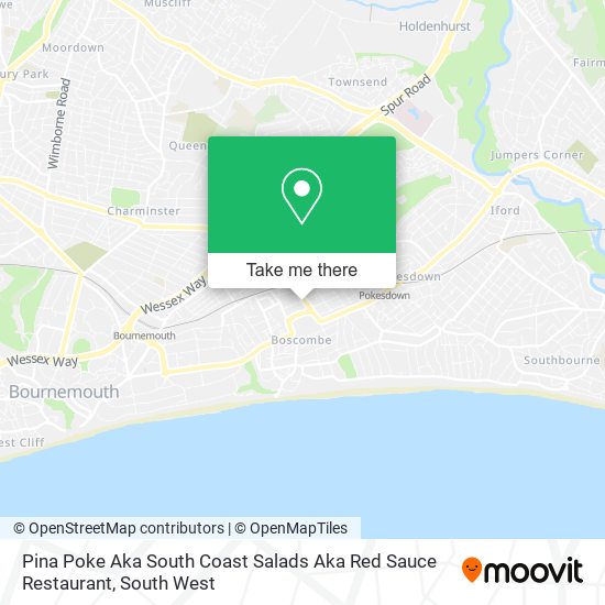 Pina Poke Aka South Coast Salads Aka Red Sauce Restaurant map