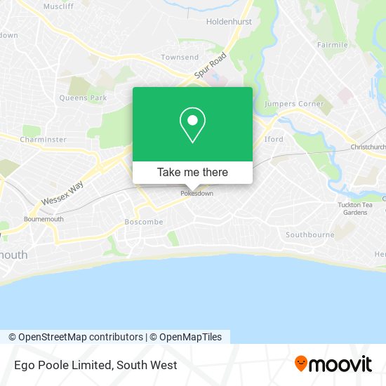 Ego Poole Limited map