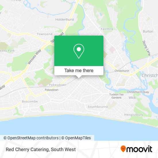 Red Cherry Catering map