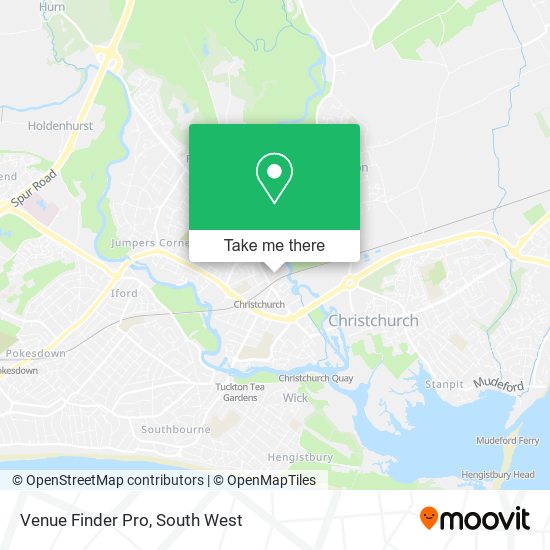Venue Finder Pro map