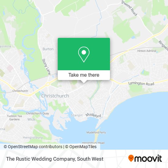 The Rustic Wedding Company map