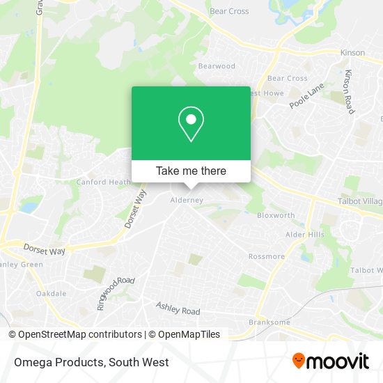 Omega Products map