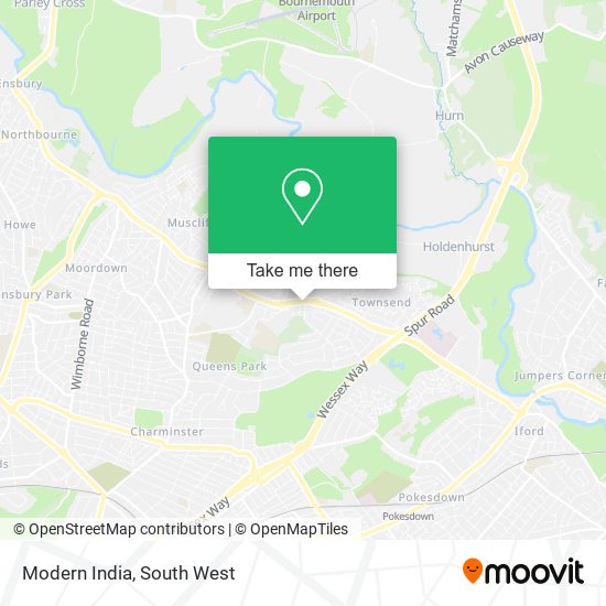 Modern India map