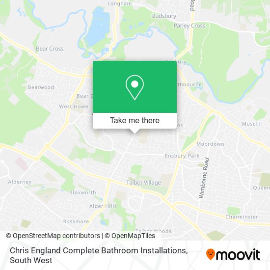 Chris England Complete Bathroom Installations map