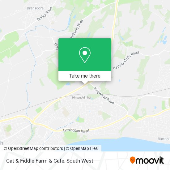 Cat & Fiddle Farm & Cafe map