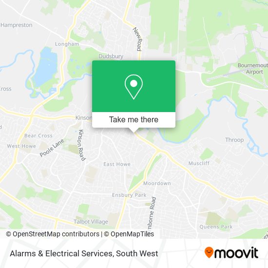 Alarms & Electrical Services map