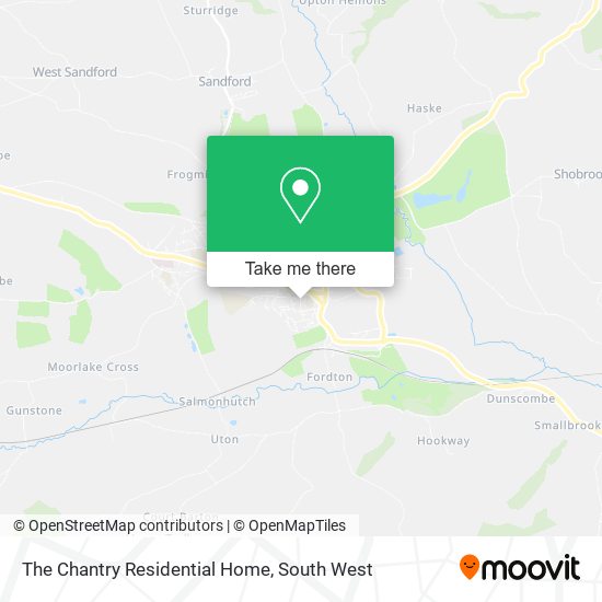 The Chantry Residential Home map