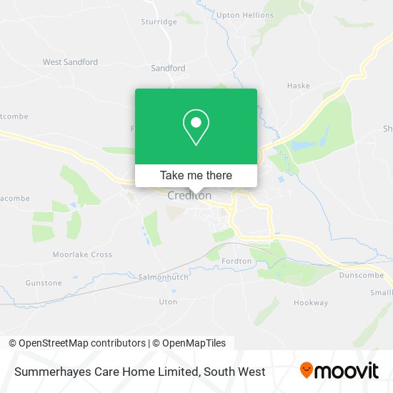 Summerhayes Care Home Limited map