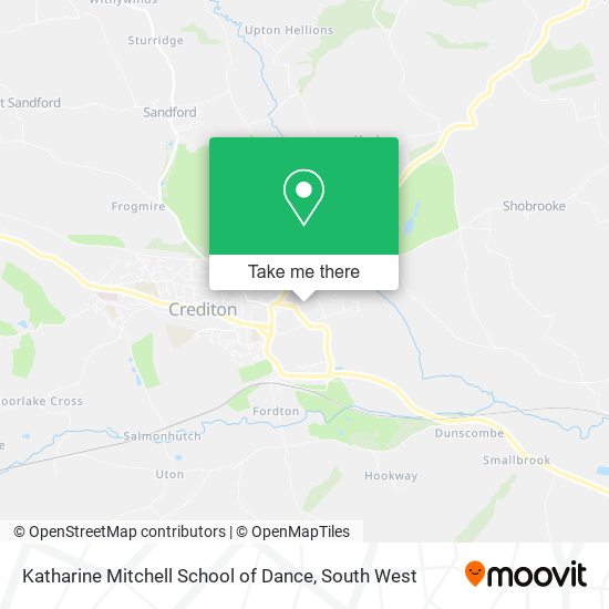 Katharine Mitchell School of Dance map