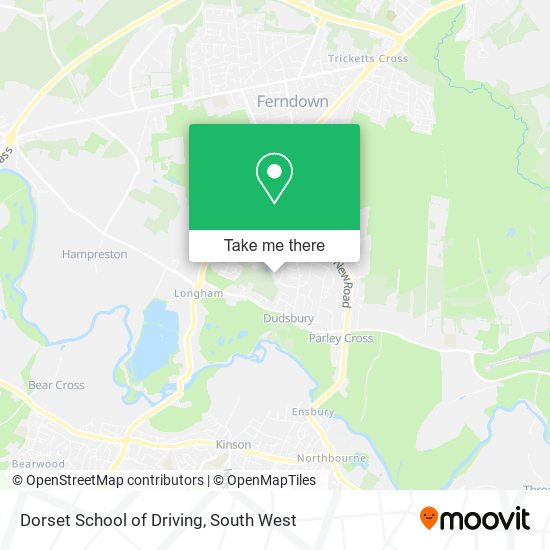 Dorset School of Driving map