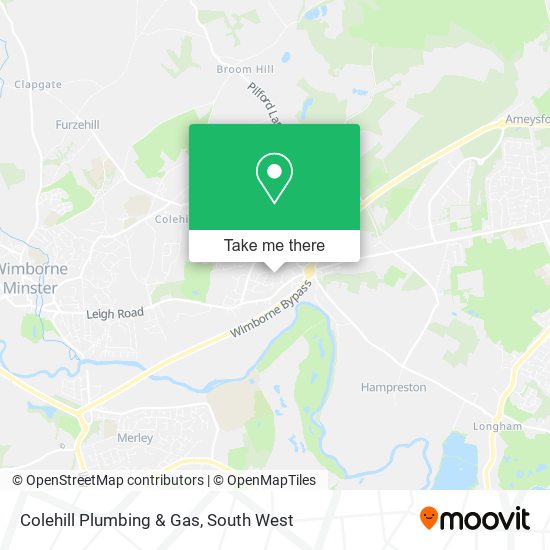 Colehill Plumbing & Gas map