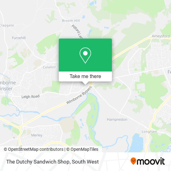 The Dutchy Sandwich Shop map