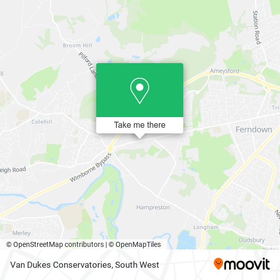 Van Dukes Conservatories map