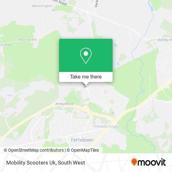 Mobility Scooters Uk map