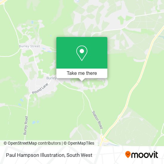Paul Hampson Illustration map