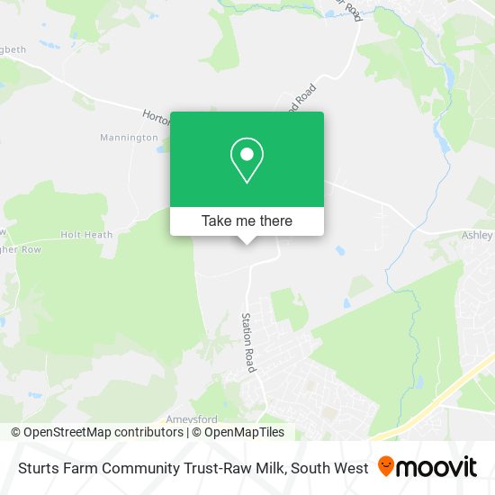 Sturts Farm Community Trust-Raw Milk map