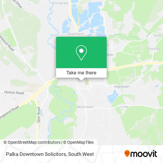 Palka Downtown Solicitors map