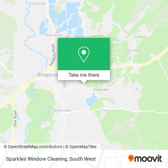 Sparkles Window Cleaning map